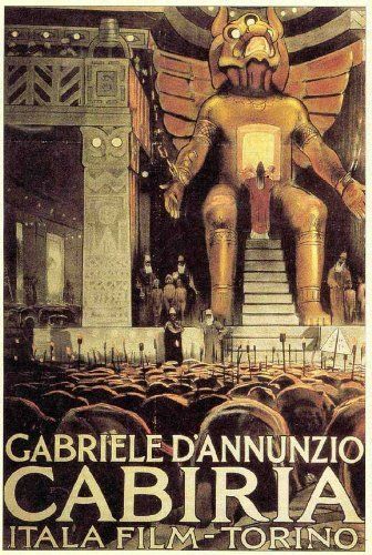 Cabiria, diretto da Giovanni Pastrone e sceneggiato da Gabriele D'Annunzio
