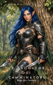 Copertina del libro, "Le cronache dei camminatori"