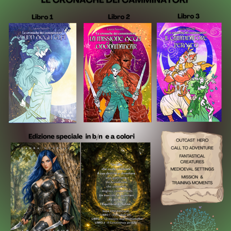 “Le Cronache dei camminatori”, saga di Laura&nbsp;Novelli